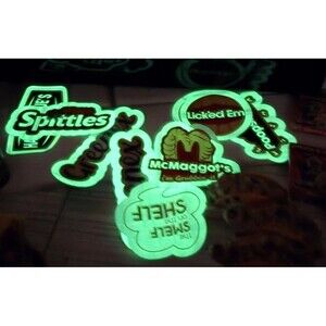 Mini Brands Mega Gross Series 2 GID Stickers Lot Of 7